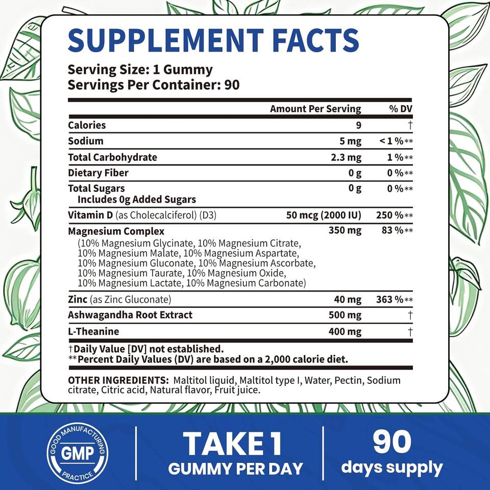 Premium Magnesium Gummies for Relaxation™