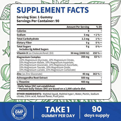 Premium Magnesium Gummies for Relaxation™